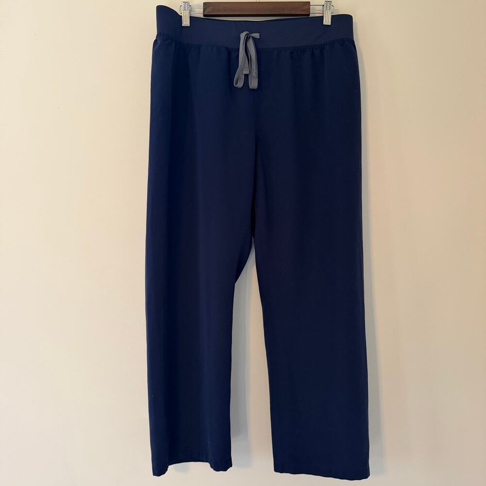 Figs Men's HW Livingston Scrub Pants Navy Blue Size 3XL Uniform Scrubs